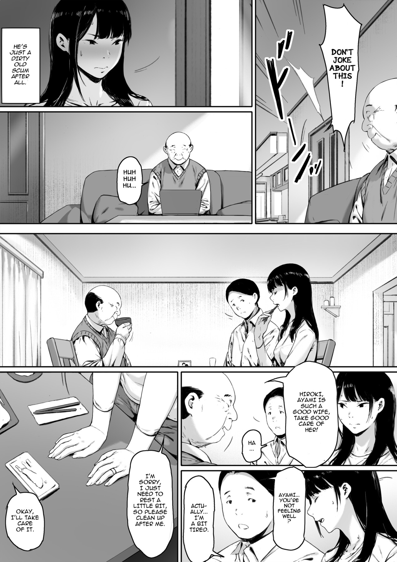 Hentai Manga Comic-Now Living with my father-in-law, I was supposed to have a happy newlywed life-Read-17